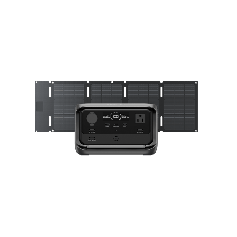 Load image into Gallery viewer, EcoFlow US R3P RIVER 3 Plus + 45W Solar Panel EcoFlow RIVER 3 Plus Portable Power Station
