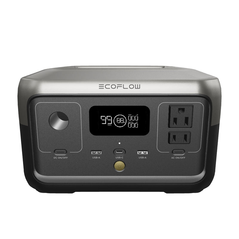 Load 3D model into Gallery viewer, EcoFlow RIVER 2 Portable Power Station