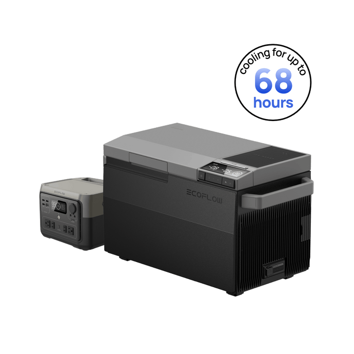 EcoFlow US EcoFlow GLACIER Portable Refrigerator + RIVER 2 Max Portable Power Station